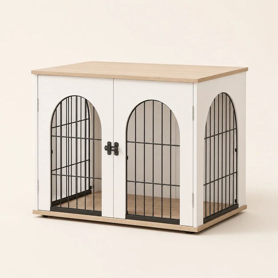 Hundebox-Möbel Valv mit Bogentüren – Hauptansicht