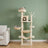 Schlanker Kratzbaum in Beige – Fura