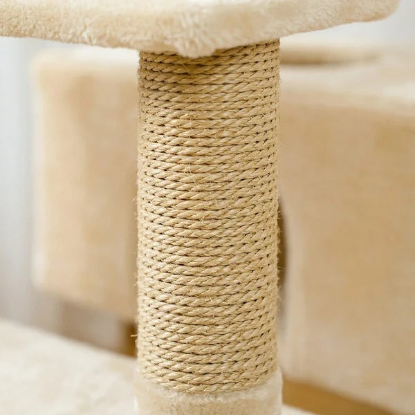 XXL-Kratzbaum in Beige, 180 cm – Bok