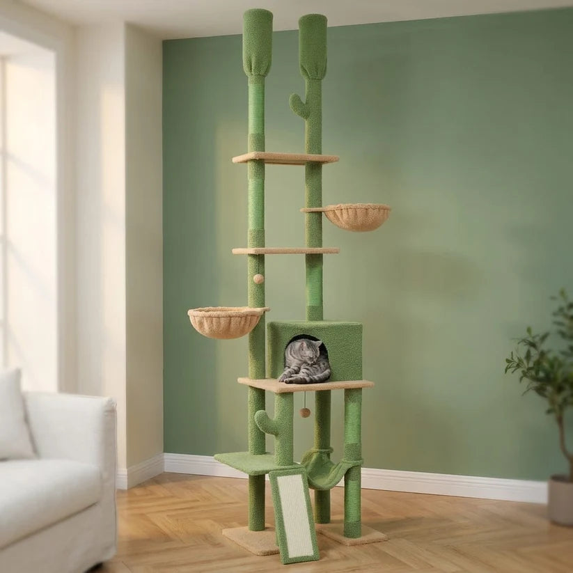 Deckenhoher Kaktus-Kratzbaum – Kaktus