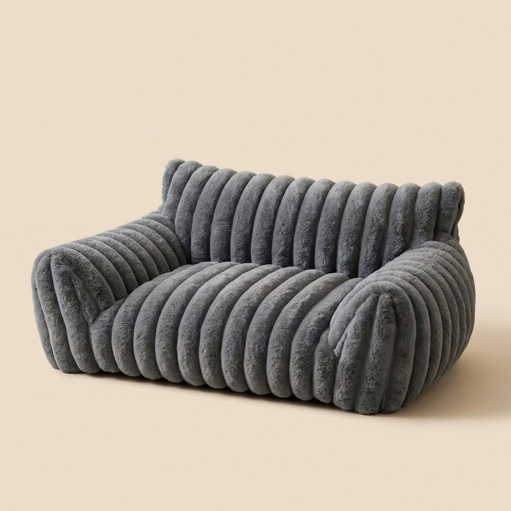 Geripptes Katzensofa – Mysa