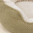 Detail des weichen Stoffbezugs des Hundebetts Våg in Khaki