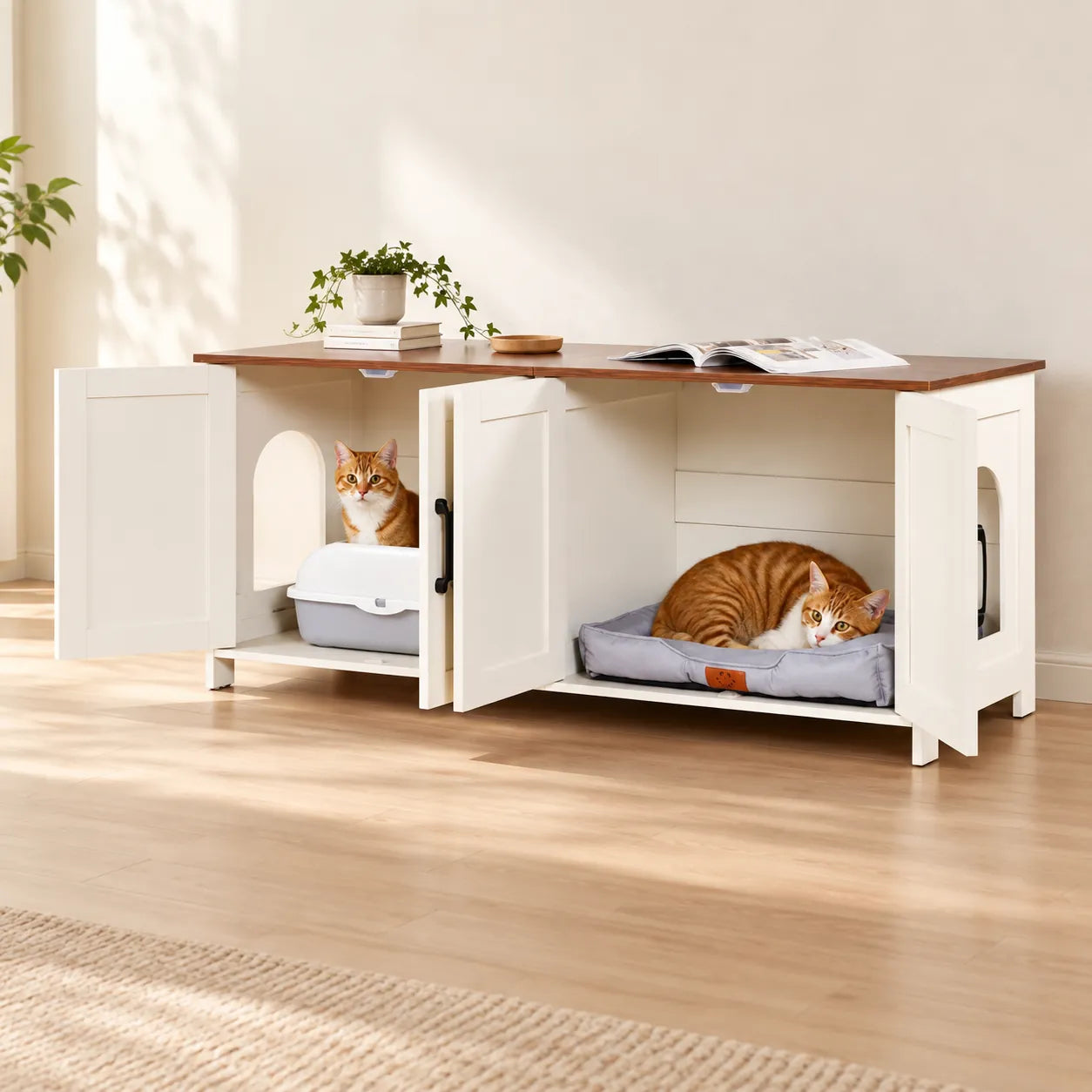 Katzentoilettenschrank Flett – Ansicht 3