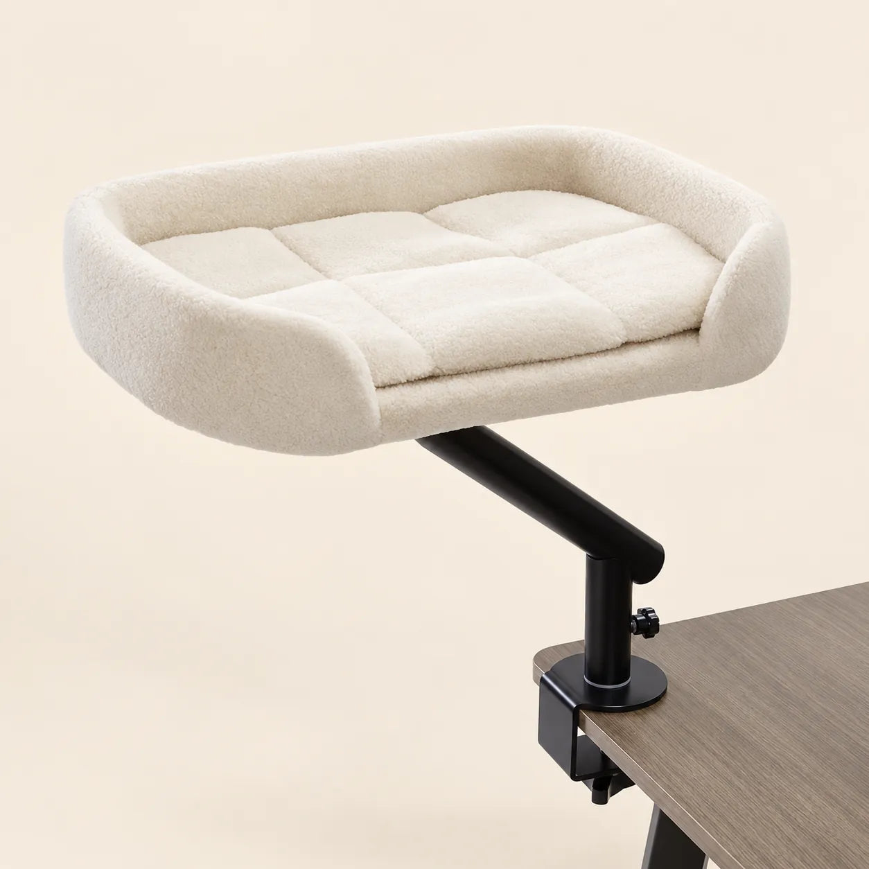 Schreibtisch-Katzenbett Kose – Ansicht 1 in Cremebeige