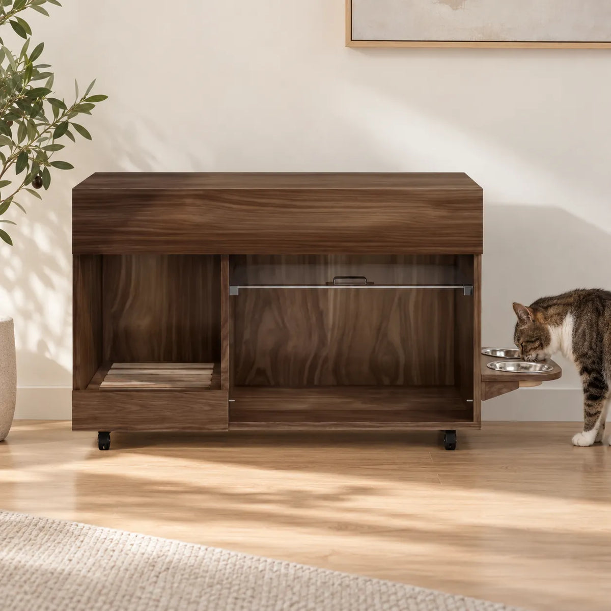 Katzentoilettenschrank Ravn – Ansicht 2