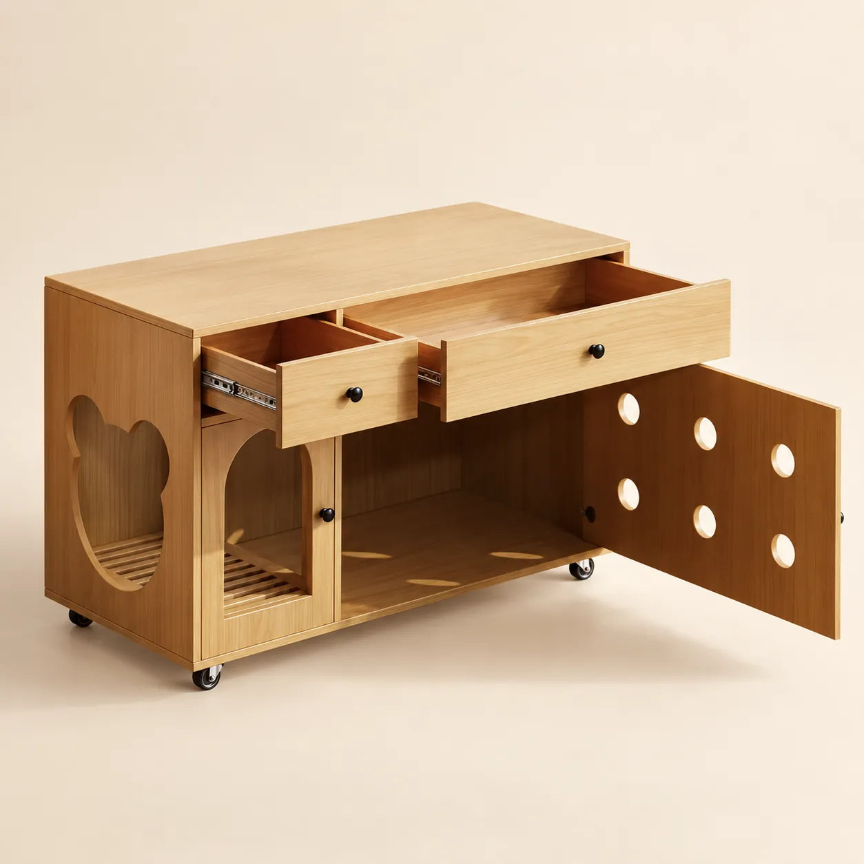 Katzentoilettenschrank Skap – Ansicht 1