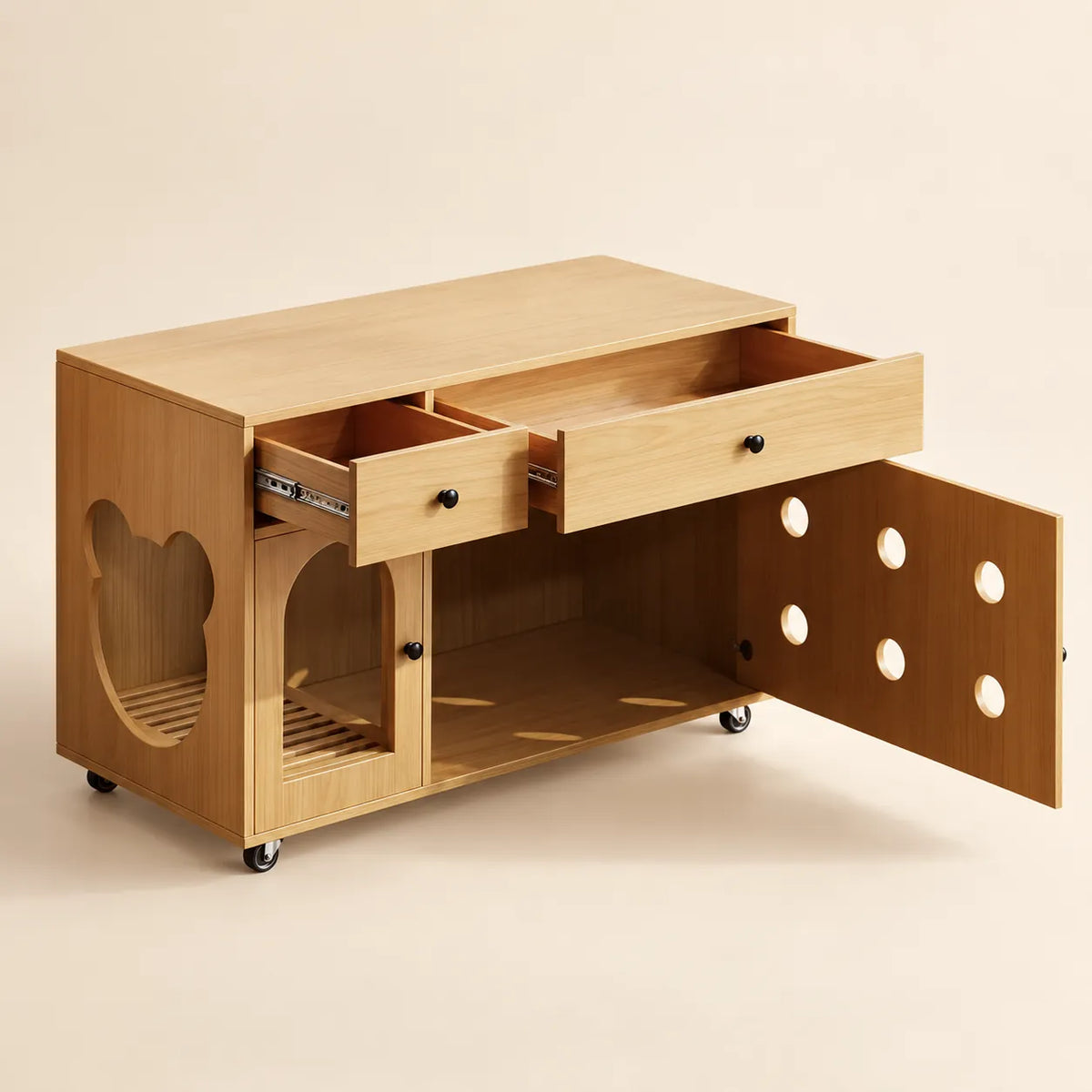 Katzentoilettenschrank Skap – Ansicht 1