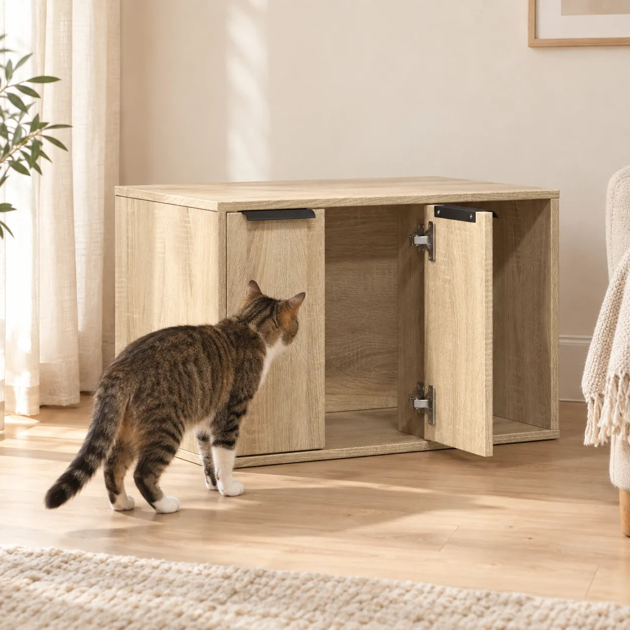 Katzentoilettenschrank Sona – Ansicht 3