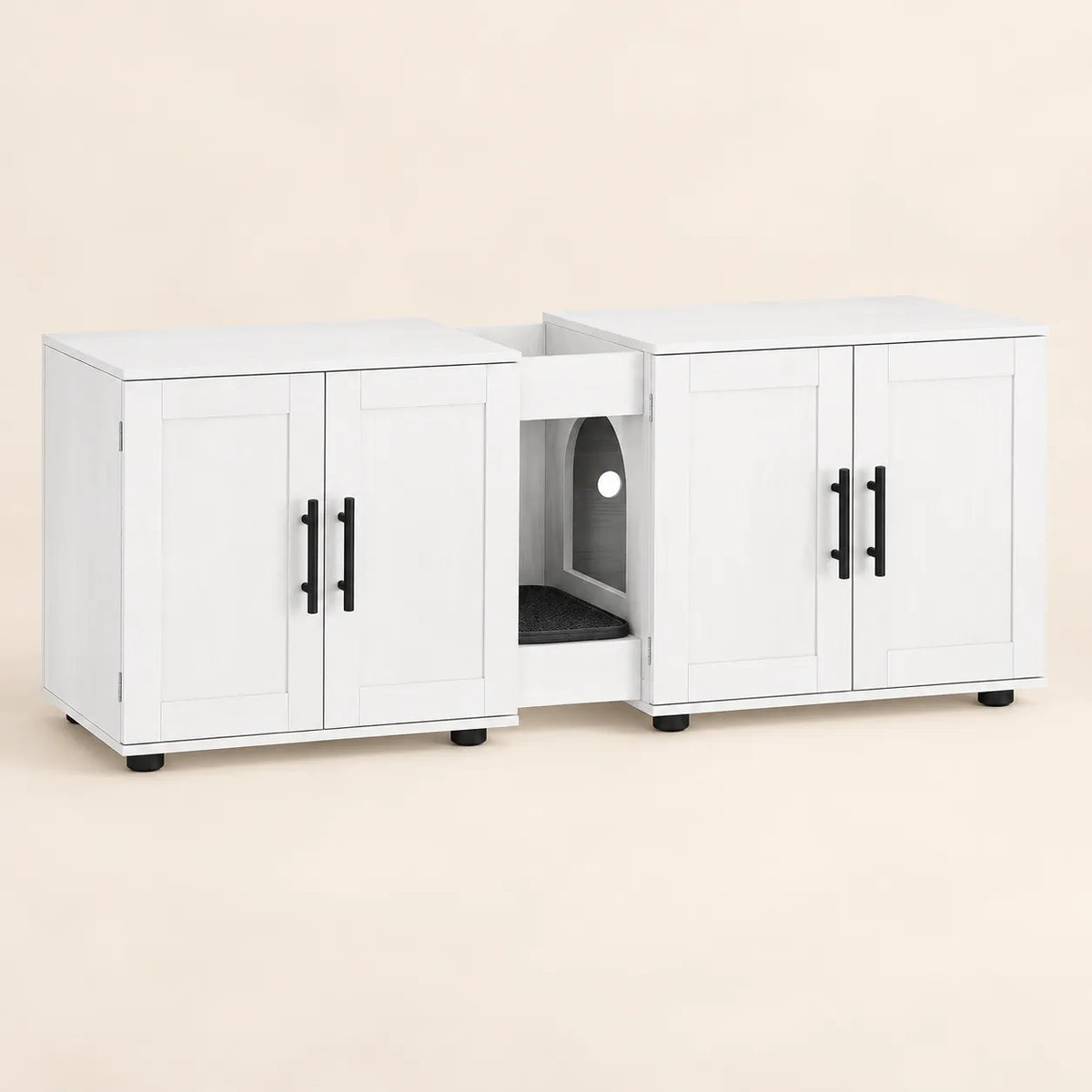 Doppel-Katzentoilettenschrank Tvill – Ansicht 1