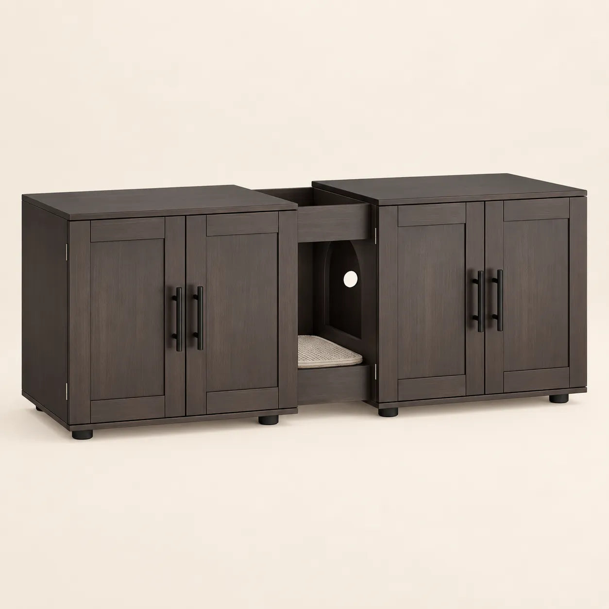 Doppel-Katzentoilettenschrank Tvill – Ansicht 2