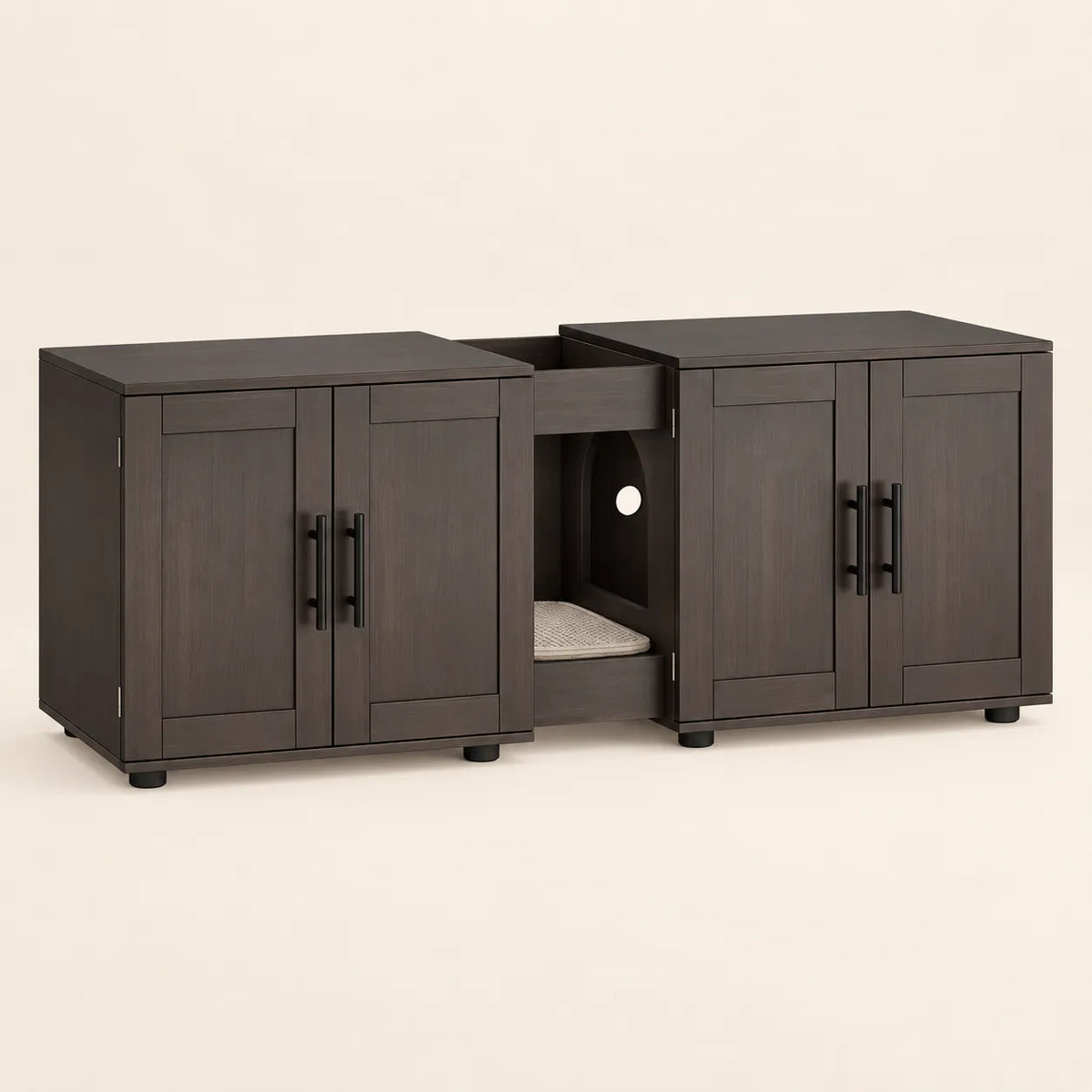 Doppel-Katzentoilettenschrank Tvill – Ansicht 2