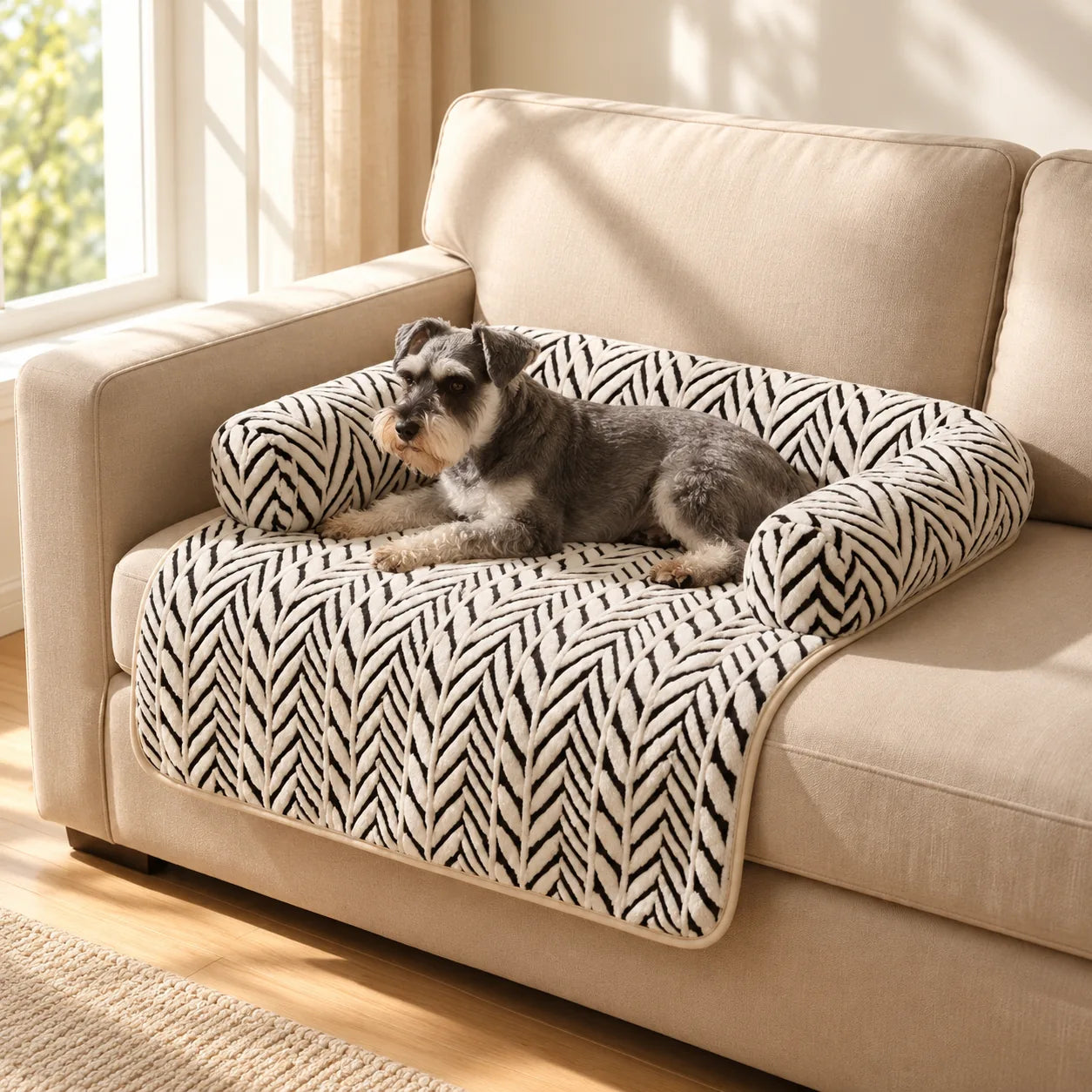 Sofaschutz Favn mit Liegeplatz und Haustier