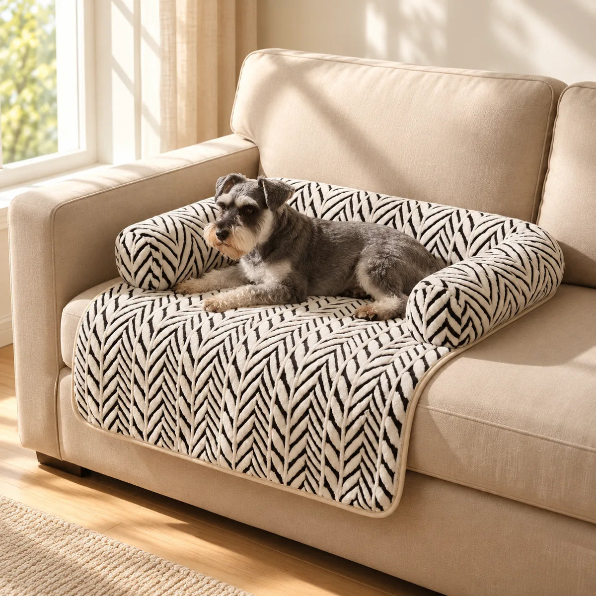 Sofaschutz Favn mit Liegeplatz und Haustier
