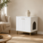 Katzentoilettenschrank in Weiß und Gold – Kube