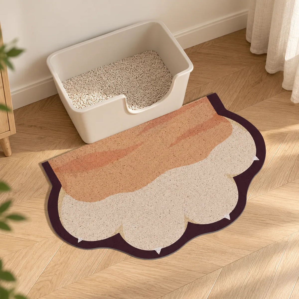 Dekorative Katzenstreumatte Labb – Ansicht 2