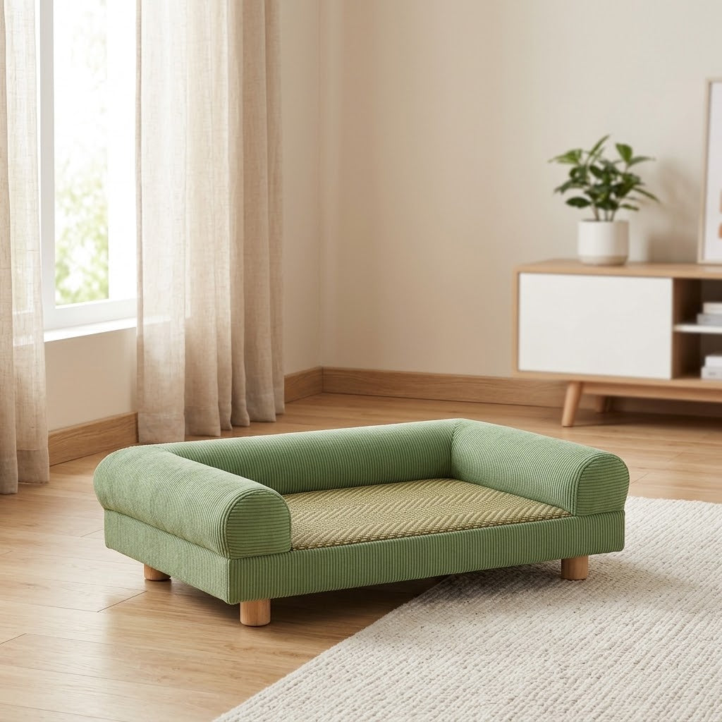 Mini-Hundesofa Soffa im Wohnraum