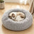 Donut-Katzenbett Dun – Seitenansicht