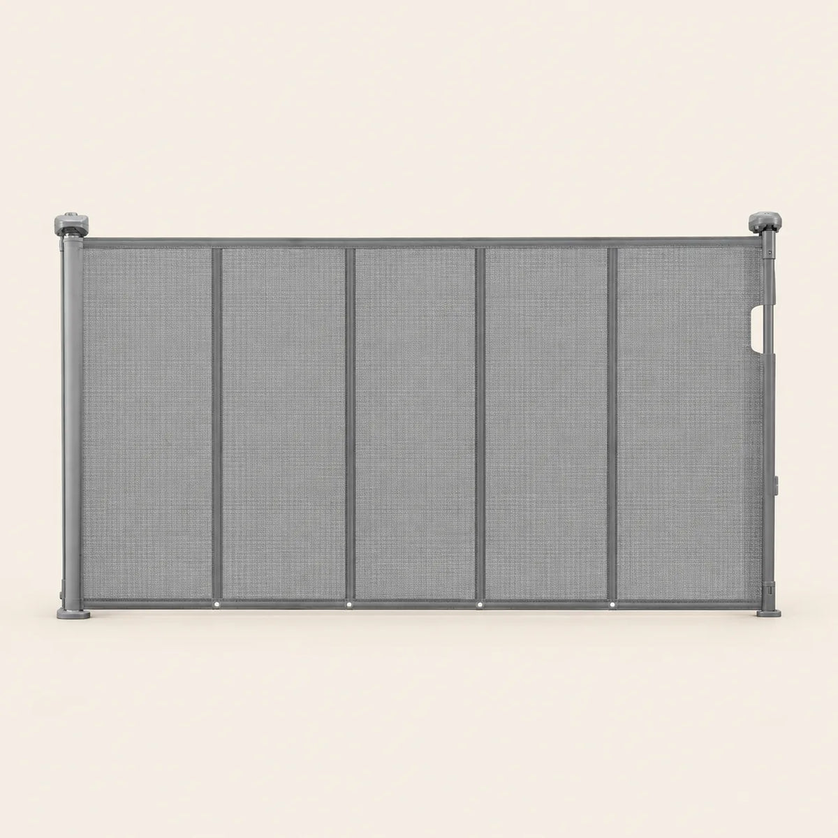 Ausziehbares Hundeschutzgitter Skjerm in Grau, 140 cm