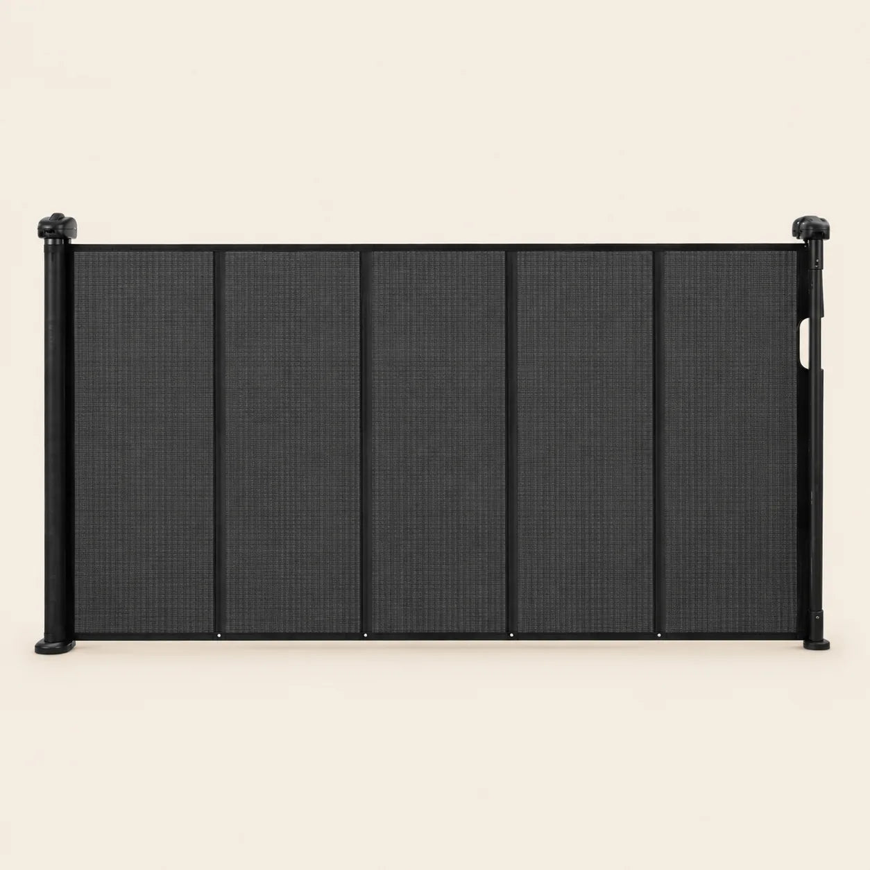Ausziehbares Hundeschutzgitter Skjerm in Schwarz, 140 cm