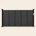 Ausziehbares Hundeschutzgitter Skjerm in Schwarz, 140 cm
