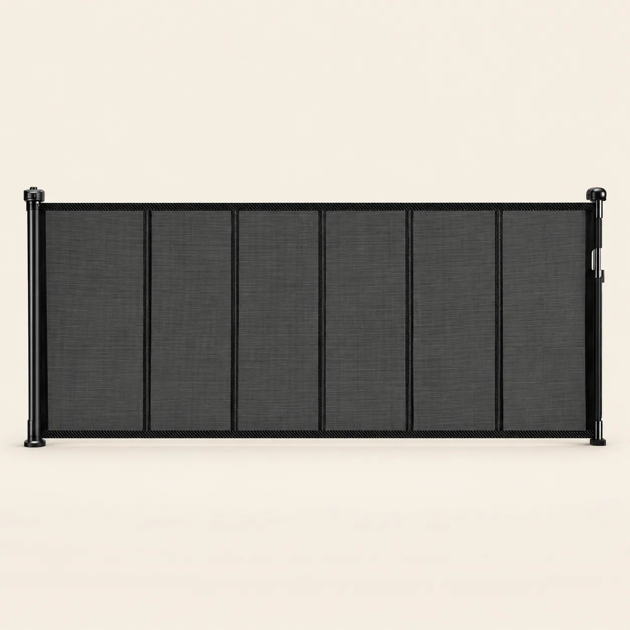 Ausziehbares Hundeschutzgitter Skjerm in Schwarz, 180 cm