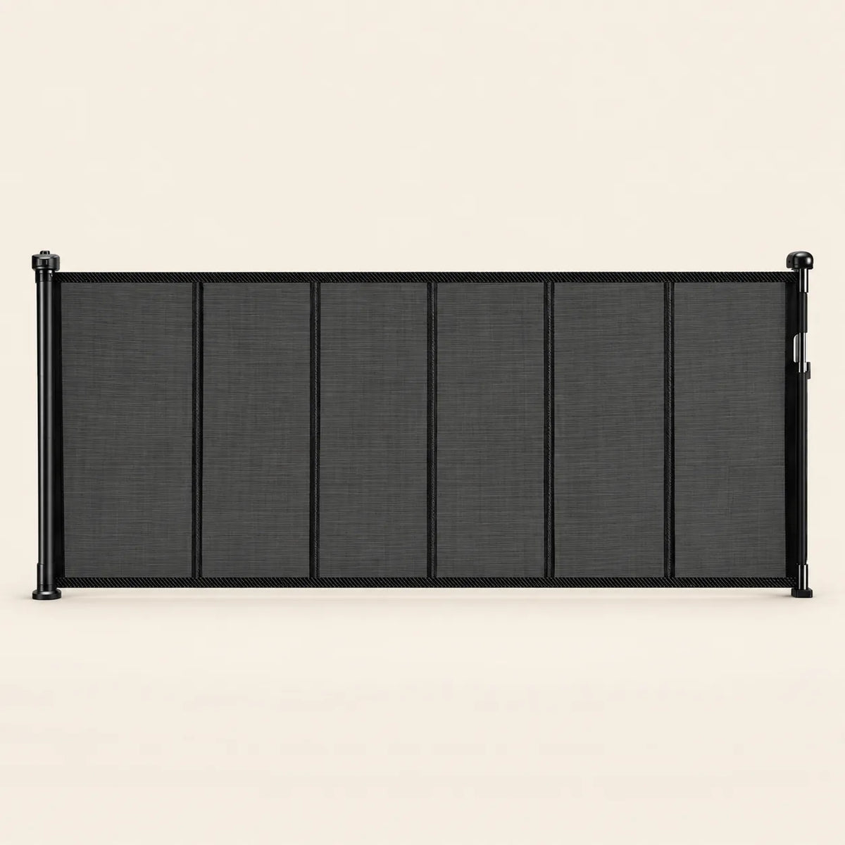Ausziehbares Hundeschutzgitter Skjerm in Schwarz, 180 cm