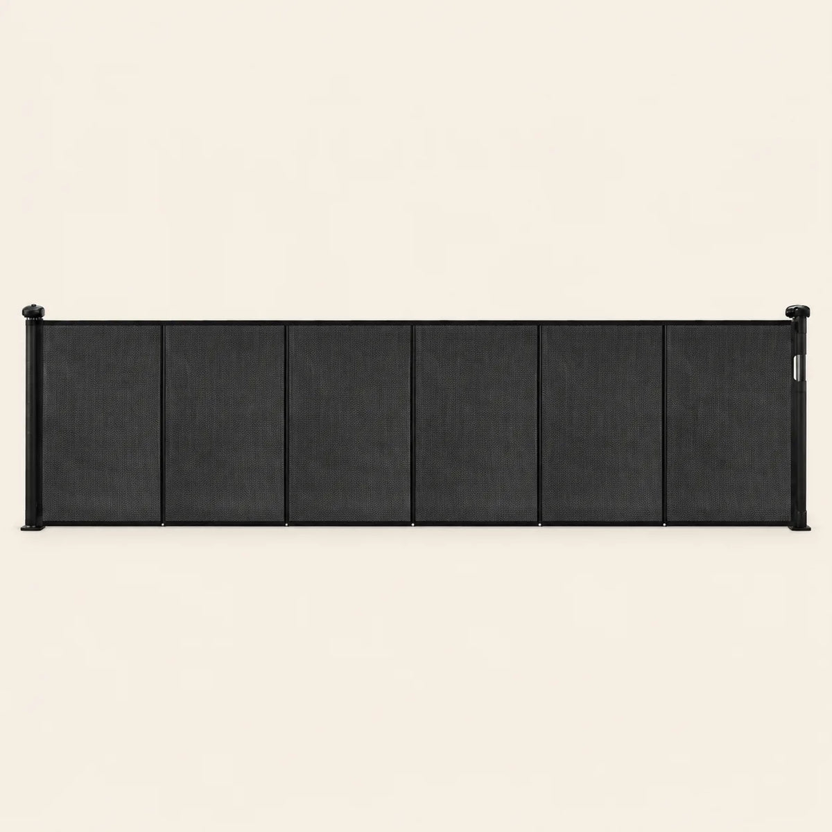 Ausziehbares Hundeschutzgitter Skjerm in Schwarz, 280 cm