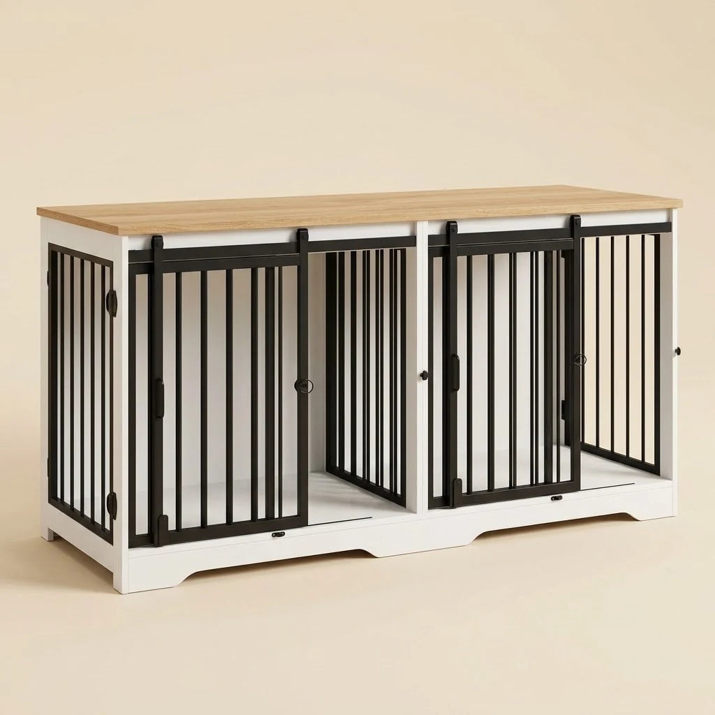 Modulares Doppel-Hundebox-Möbel – Vern