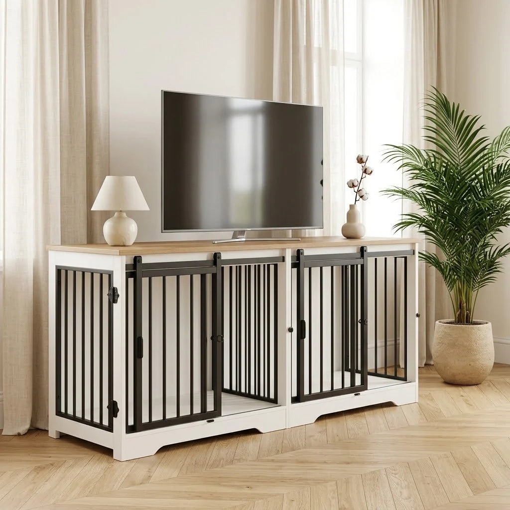 Modulares Doppel-Hundebox-Möbel – Vern